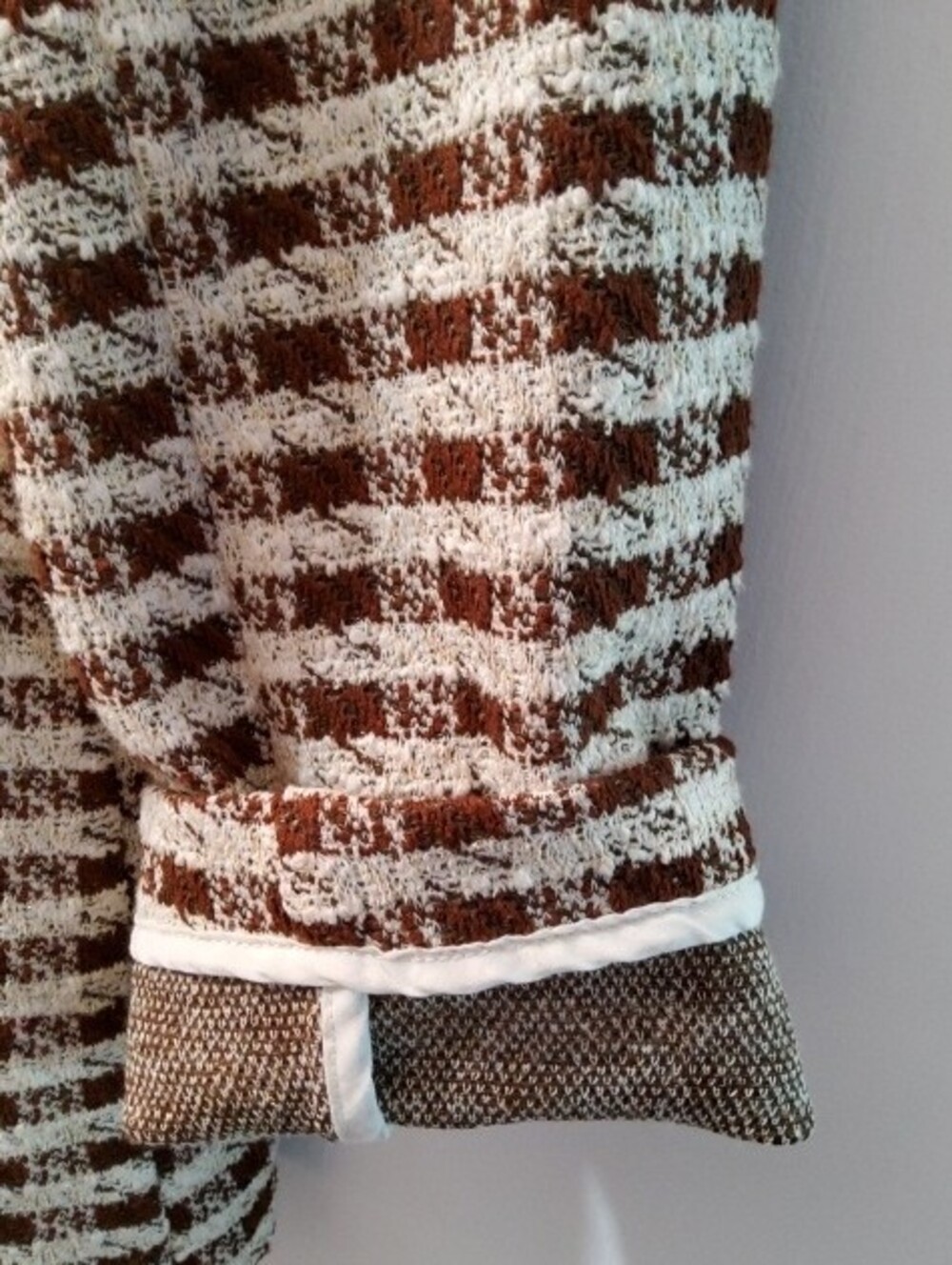 Anthropologie Dolan Left Coast Houndstooth Blazer Jacket NWT Size Large - Picture 6 of 16